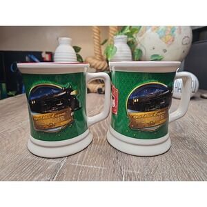 Polar Express Believe Classic 3D Hot Chocolate/Coffee Mug Christmas Lot X 2